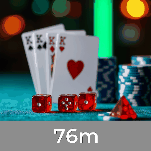 76m: Caça-Níqueis-Grandes Prêmios, Blackjack-Desafios Estratégicos, Roleta-Aleatoriedade Pura, Bacará-Jogo de Sorte, Poker-Competição Intensa